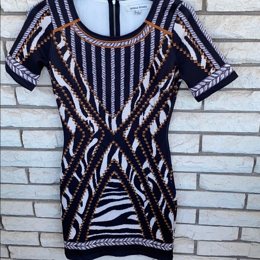 Jealous Tomato Printed Bodycon